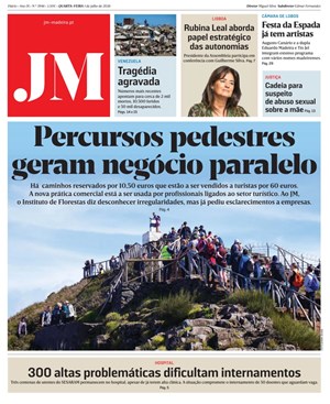 Capa de Jornal Madeira