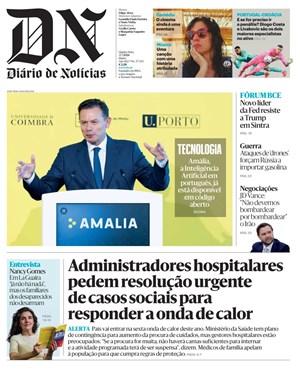 Capa de Diário de Notícias