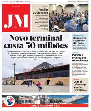 Capa de Jornal Madeira