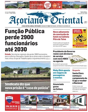 Capa de Açoriano Oriental