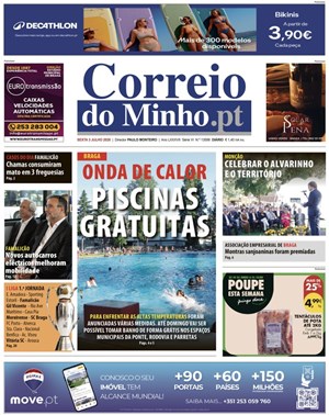 Capa de Correio do Minho