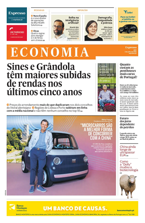 Capa de Expresso Economia