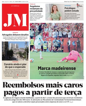 Capa de Jornal Madeira