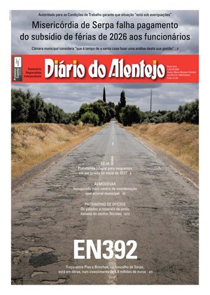 Capa de Diário do Alentejo
