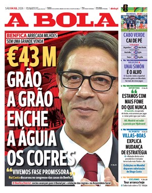 Capa de A Bola