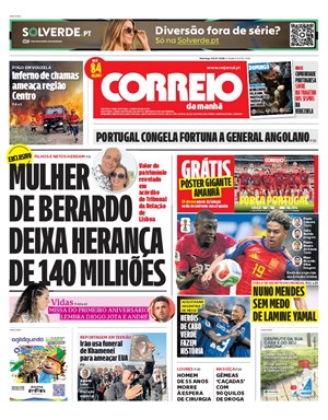 Capa de Correio da Manhã