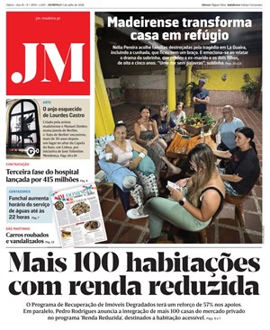 Capa de Jornal Madeira