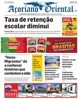 Capa de Açoriano Oriental