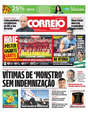 Capa de Correio da Manhã
