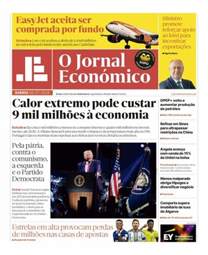 Capa de Jornal Económico