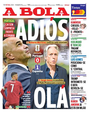 Capa de A Bola
