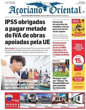Capa de Açoriano Oriental