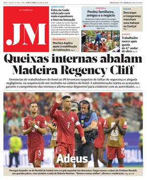 Capa de Jornal Madeira