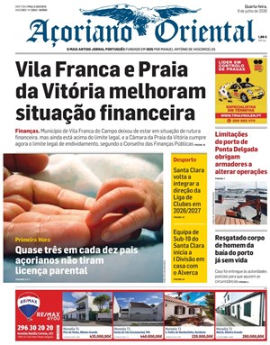 Capa de Açoriano Oriental