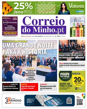 Capa de Correio do Minho