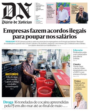 Capa de Diário de Notícias