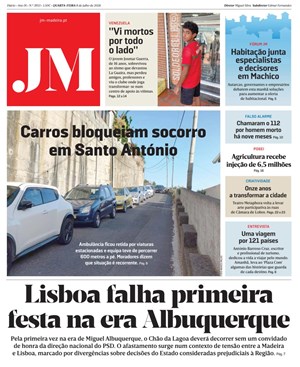 Capa de Jornal Madeira