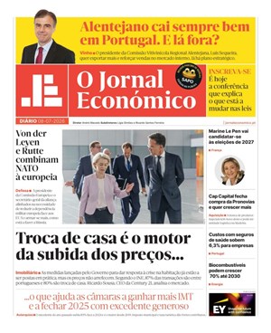 Capa de Jornal Económico