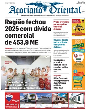 Capa de Açoriano Oriental