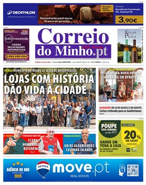 Capa de Correio do Minho