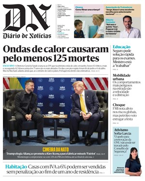 Capa de Diário de Notícias