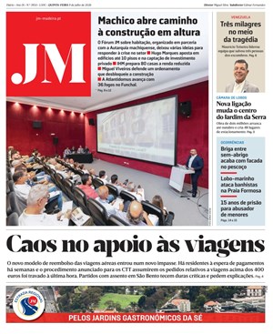 Capa de Jornal Madeira