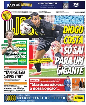 Capa de O Jogo