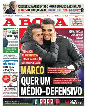 Capa de A Bola