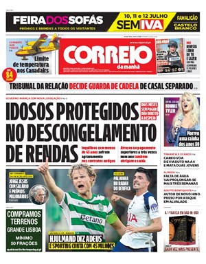Capa de Correio da Manhã