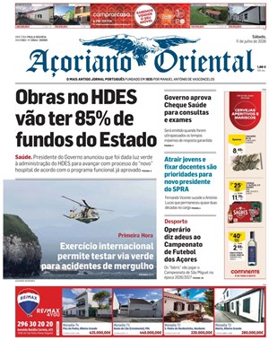 Capa de Açoriano Oriental