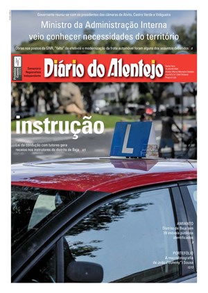 Capa de Diário do Alentejo