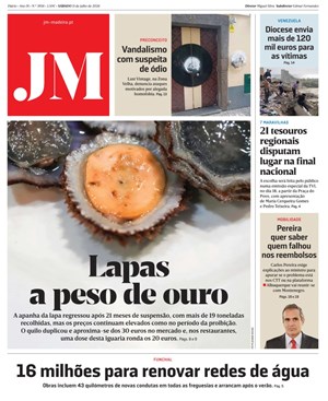 Capa de Jornal Madeira