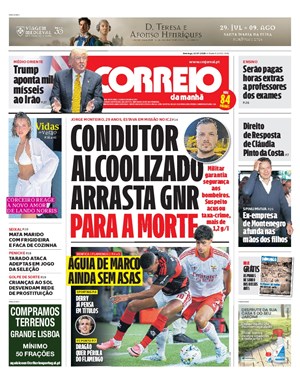 Capa de Correio da Manhã