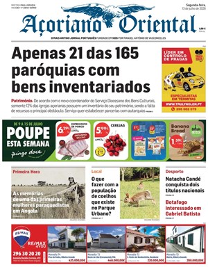Capa de Açoriano Oriental