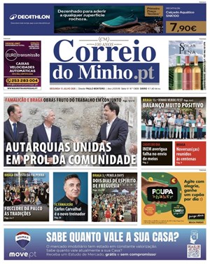 Capa de Correio do Minho