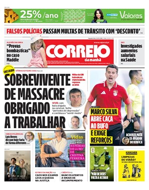 Capa de Correio da Manhã
