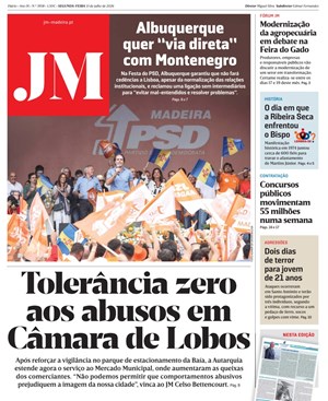 Capa de Jornal Madeira