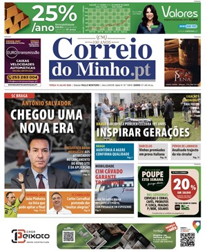 Capa de Correio do Minho