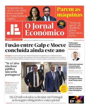 Capa de Jornal Económico