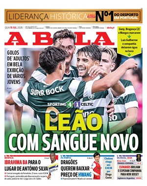 Capa de A Bola