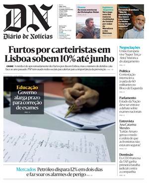 Capa de Diário de Notícias