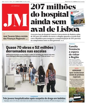 Capa de Jornal Madeira