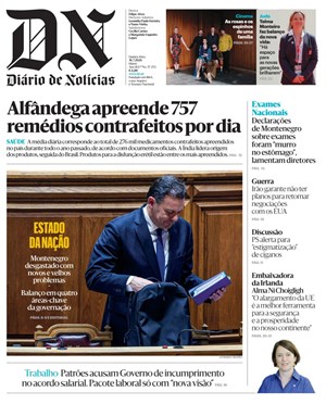 Capa de Diário de Notícias