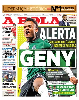 Capa de A Bola