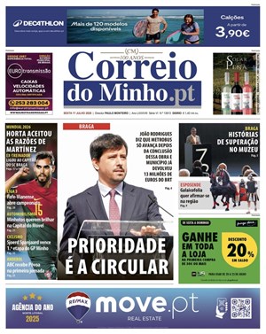 Capa de Correio do Minho