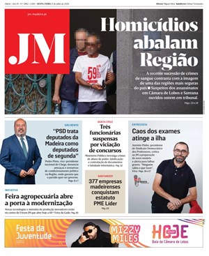 Capa de Jornal Madeira