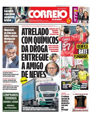 Capa de Correio da Manhã
