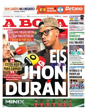 Capa de A Bola