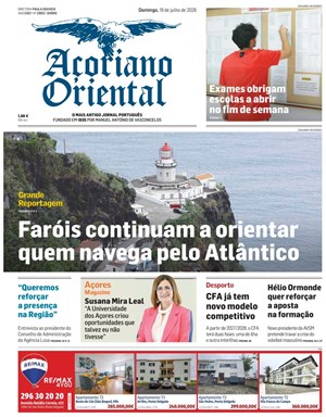 Capa de Açoriano Oriental