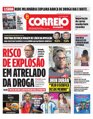 Capa de Correio da Manhã